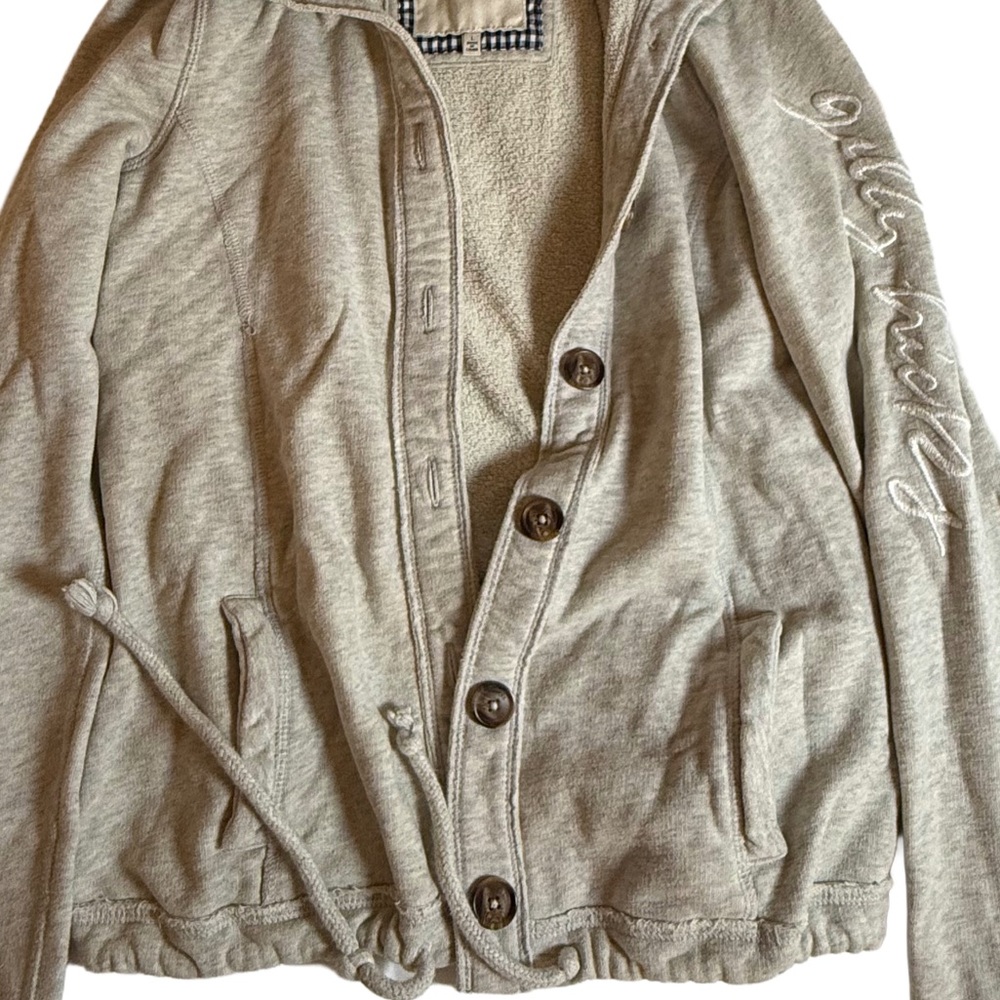 Gilly Hicks Beige Hooded Cardigan
